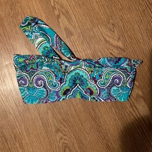 Aerie paisley bandeau bikini top!